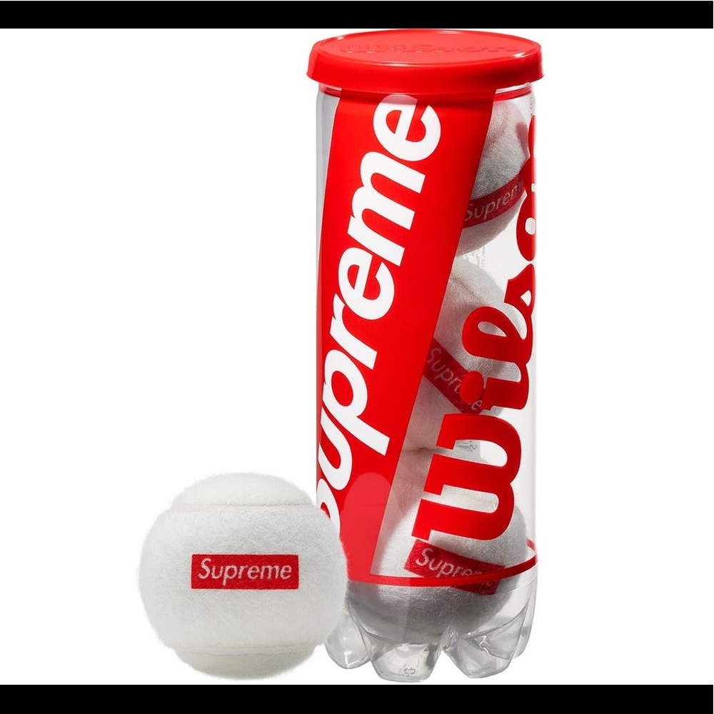 RARE SUPREME TENNIS BALLS FROM SS18 DROP
